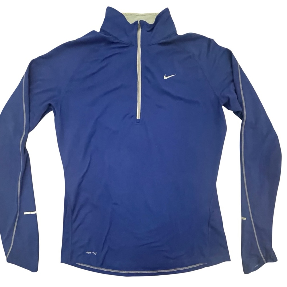Nike Blue Long Sleeve Pullover